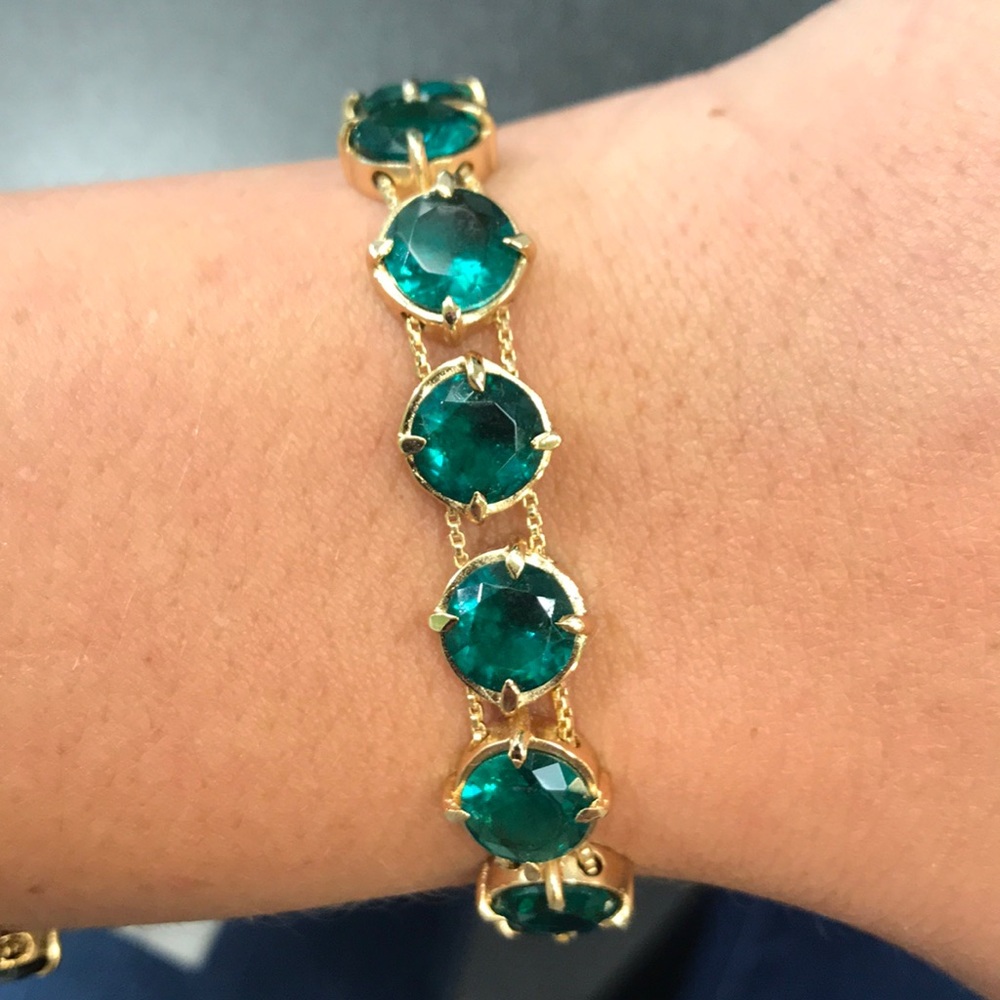 NWT Paraiba Green Topaz Sheila Fajl Bracelet